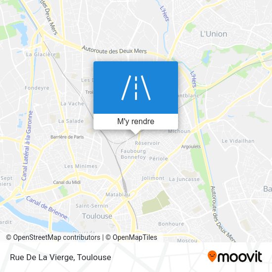 Rue De La Vierge plan