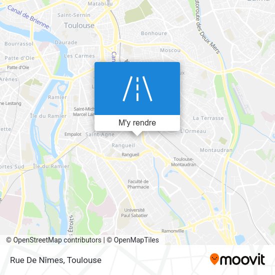 Rue De Nîmes plan