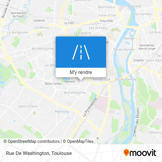 Rue De Washington plan