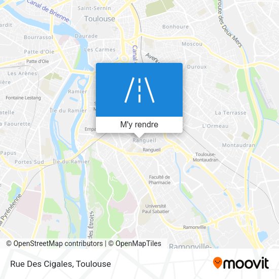 Rue Des Cigales plan