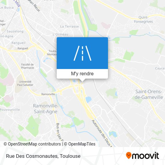 Rue Des Cosmonautes plan