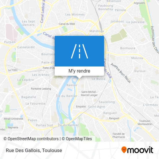 Rue Des Gallois plan