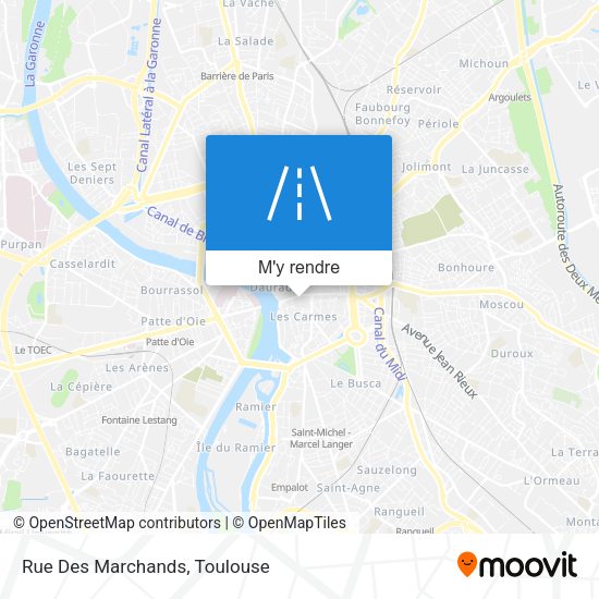 Rue Des Marchands plan