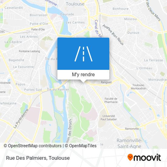Rue Des Palmiers plan