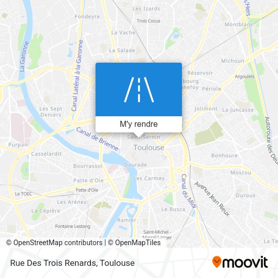 Rue Des Trois Renards plan