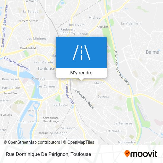Rue Dominique De Pérignon plan