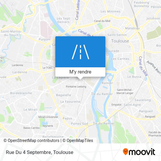 Rue Du 4 Septembre plan