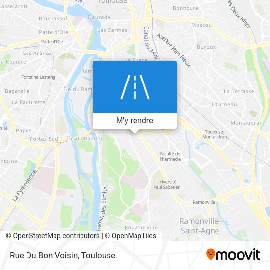 Rue Du Bon Voisin plan