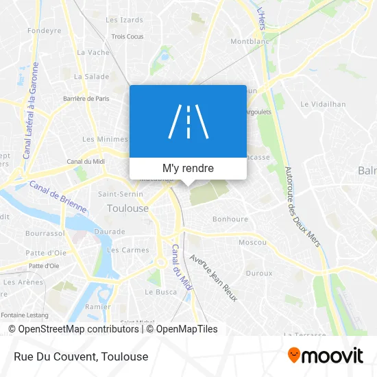 Rue Du Couvent plan