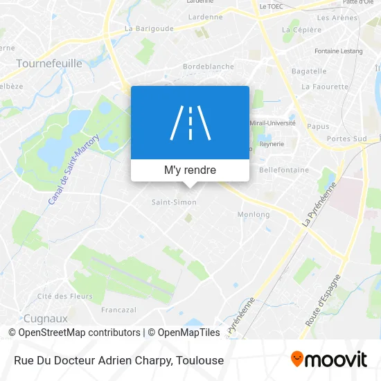 Rue Du Docteur Adrien Charpy plan