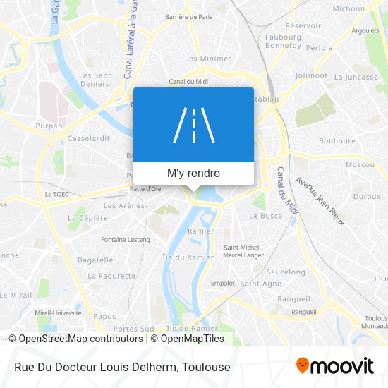 Rue Du Docteur Louis Delherm plan