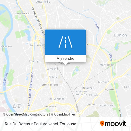 Rue Du Docteur Paul Voivenel plan