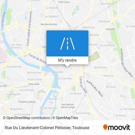 Rue Du Lieutenant-Colonel Pélissier plan