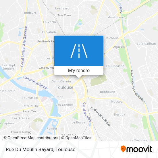 Rue Du Moulin Bayard plan
