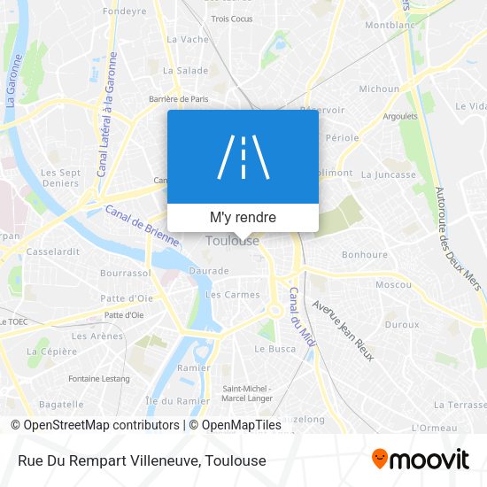 Rue Du Rempart Villeneuve plan