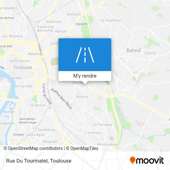 Rue Du Tourmalet plan