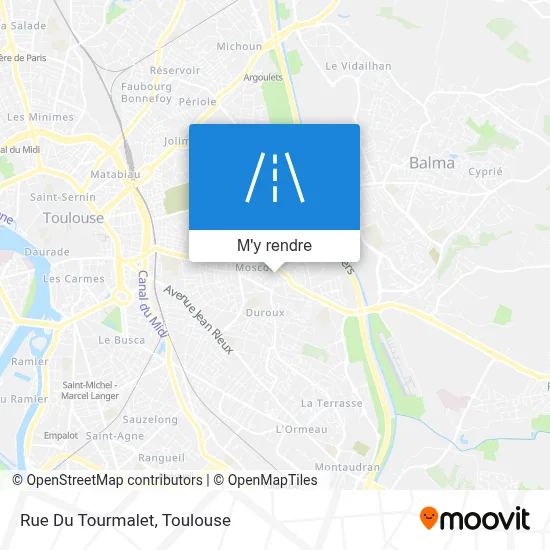 Rue Du Tourmalet plan