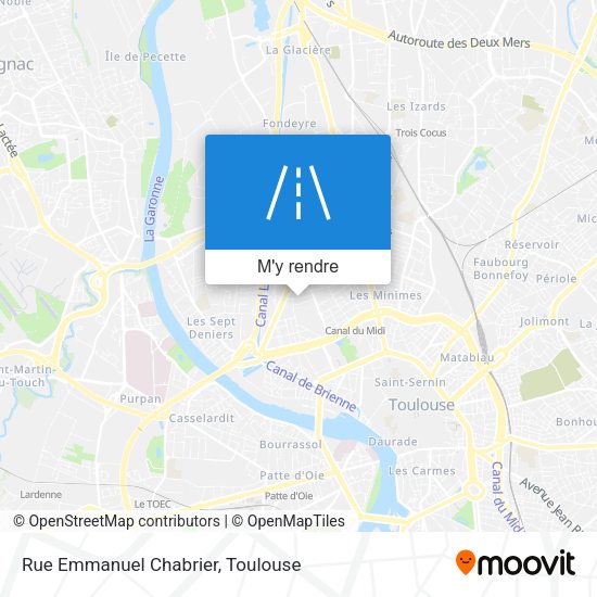 Rue Emmanuel Chabrier plan