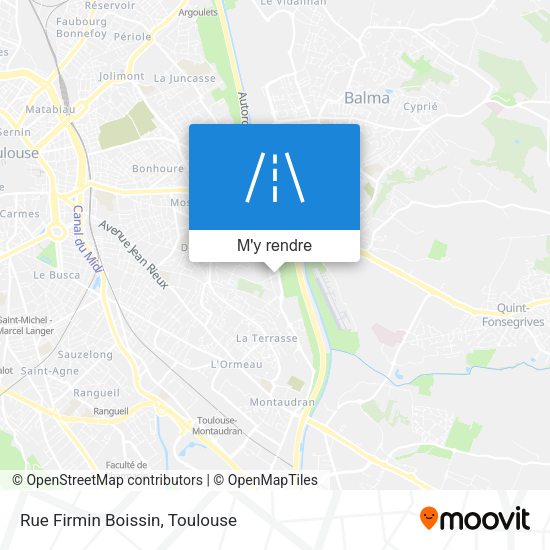 Rue Firmin Boissin plan