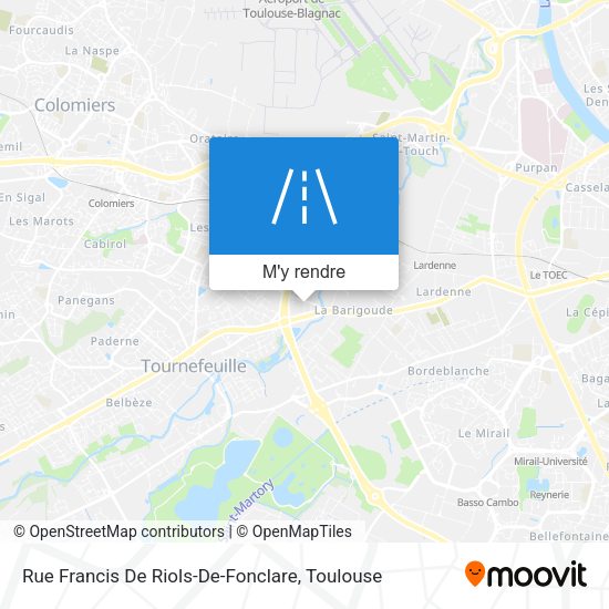 Rue Francis De Riols-De-Fonclare plan