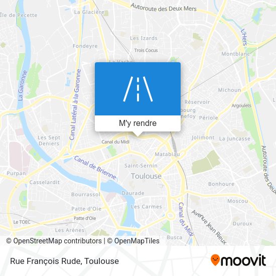 Rue François Rude plan
