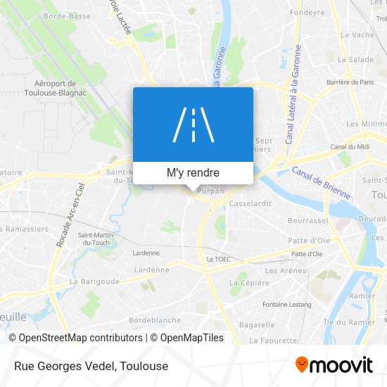 Rue Georges Vedel plan