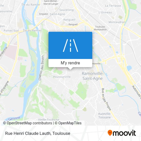 Rue Henri Claude Lauth plan