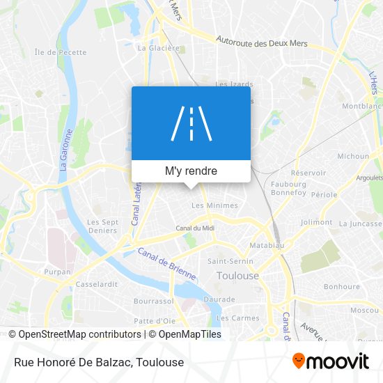 Rue Honoré De Balzac plan