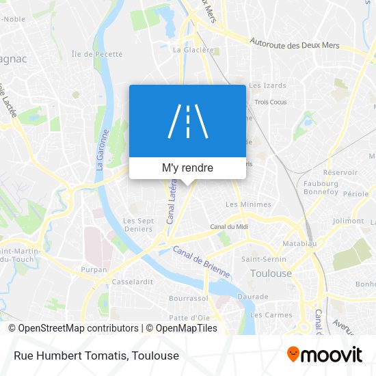 Rue Humbert Tomatis plan