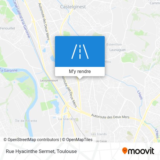 Rue Hyacinthe Sermet plan