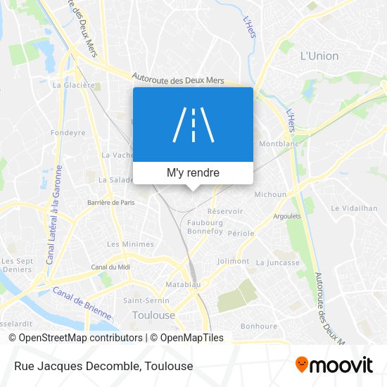 Rue Jacques Decomble plan