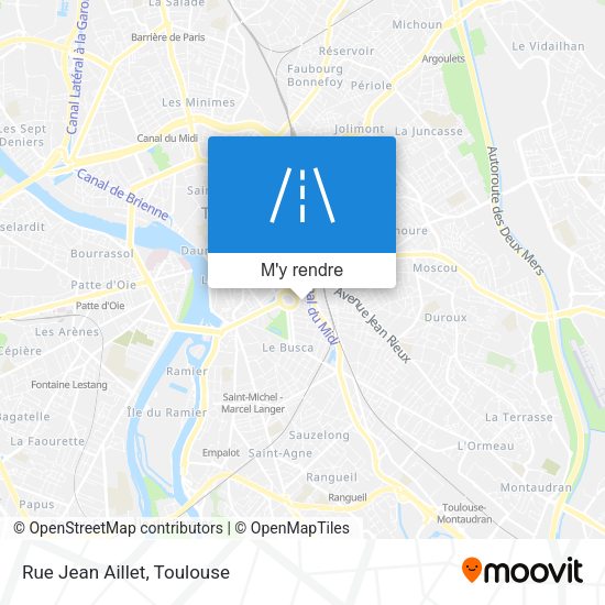 Rue Jean Aillet plan