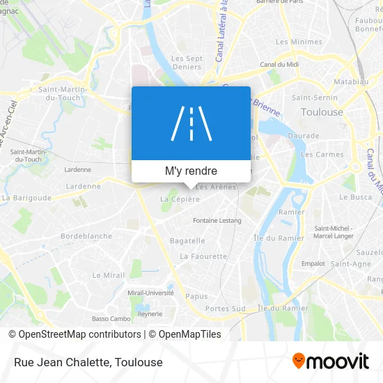 Rue Jean Chalette plan