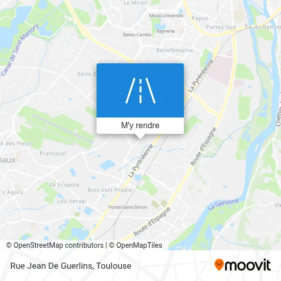 Rue Jean De Guerlins plan