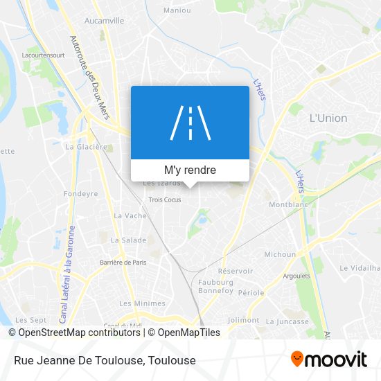 Rue Jeanne De Toulouse plan