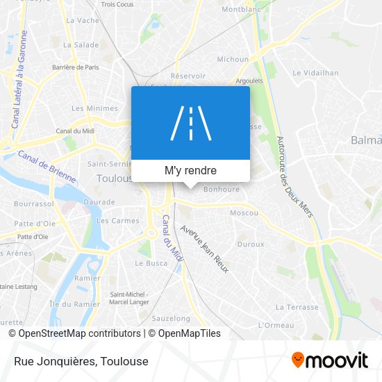 Rue Jonquières plan
