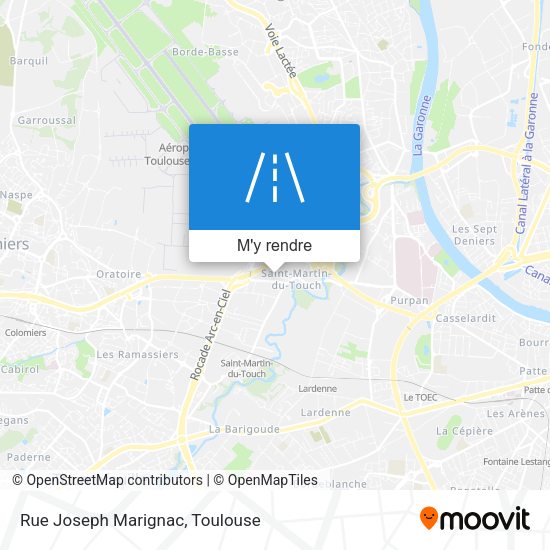 Rue Joseph Marignac plan