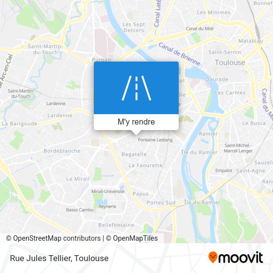 Rue Jules Tellier plan