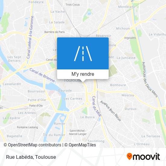Rue Labéda plan