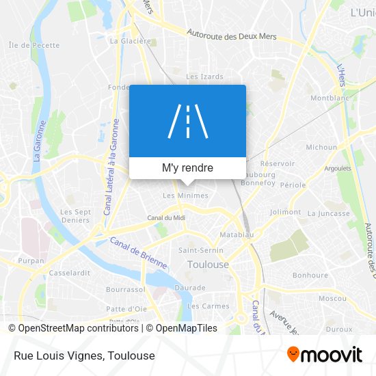 Rue Louis Vignes plan