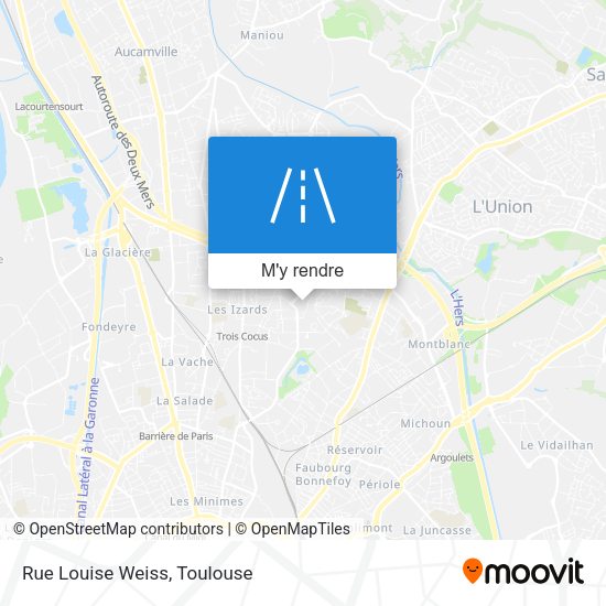 Rue Louise Weiss plan