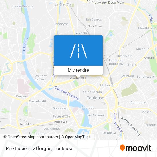 Rue Lucien Lafforgue plan