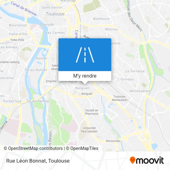 Rue Léon Bonnat plan