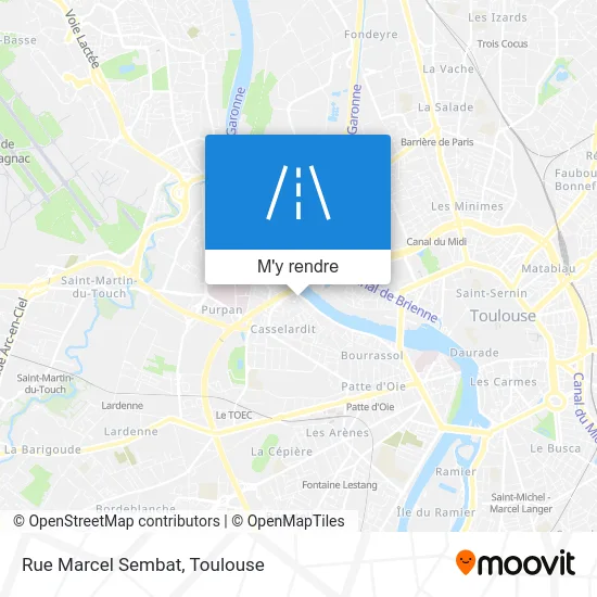 Rue Marcel Sembat plan