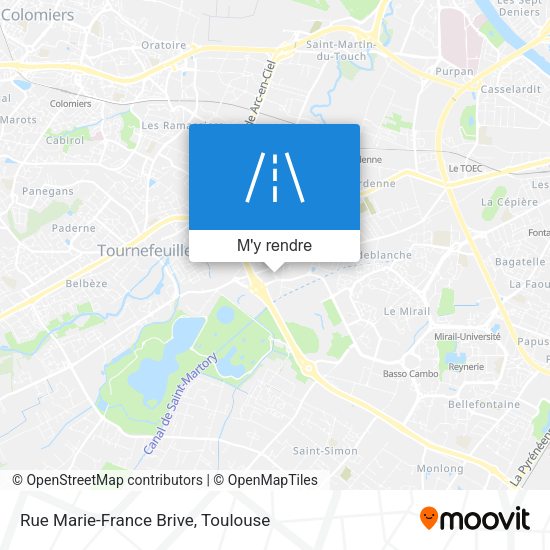 Rue Marie-France Brive plan