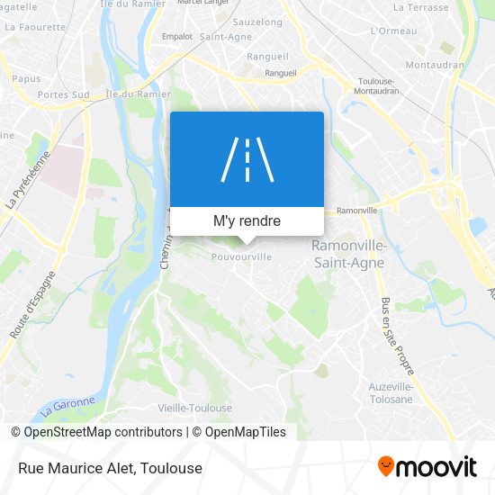 Rue Maurice Alet plan