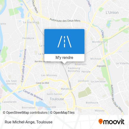 Rue Michel-Ange plan