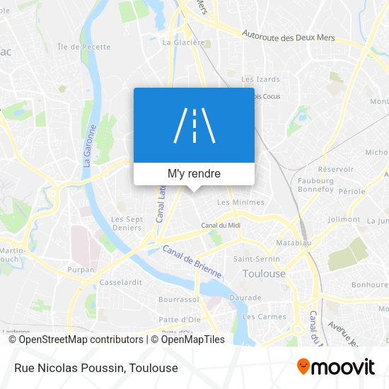Rue Nicolas Poussin plan