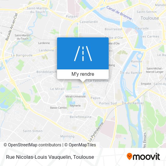 Rue Nicolas-Louis Vauquelin plan