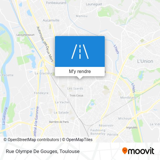 Rue Olympe De Gouges plan